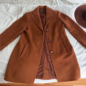 Pendleton Brown Wool Trench Coat
